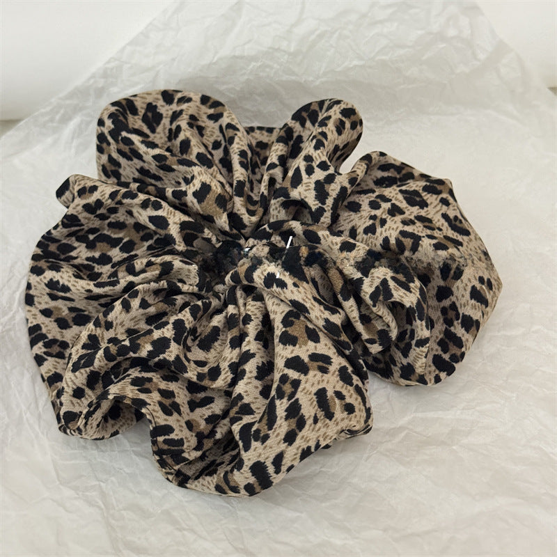 Wholesale Retro Leopard Print Sponge Hair Hoop Fashion All-match Headband Hair Ring